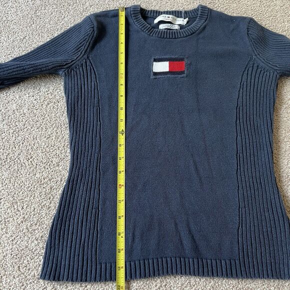Vintage Y2K Tommy Hilfiger Ribber Knit Sweater S - Picture 7 of 7